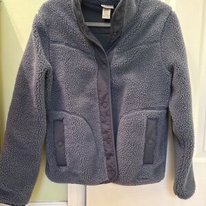 LL Bean sherpa fleece jacket